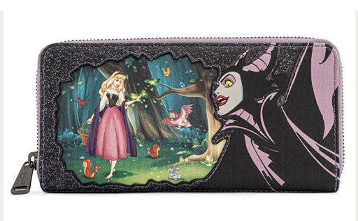 Disney Sleeping Beauty Maleficent Loungefly Purse Wallet