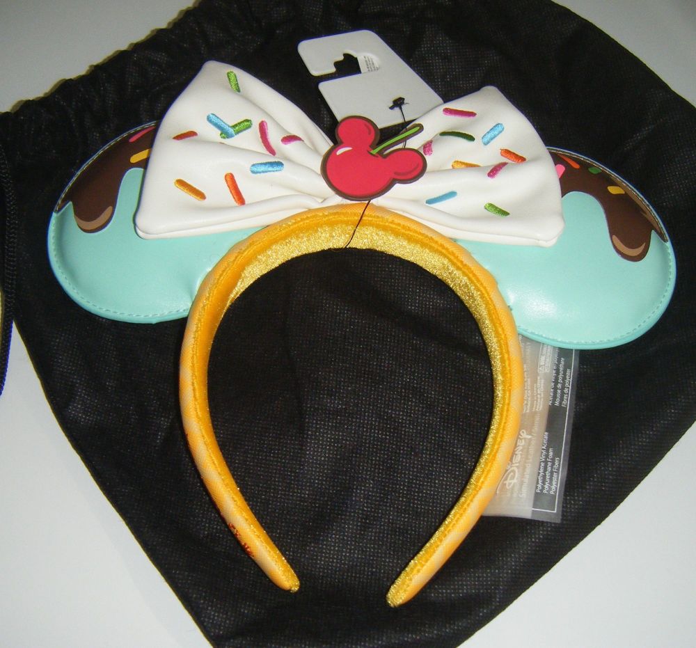 Loungefly Disney Ice Cream Minnie Ears Headband