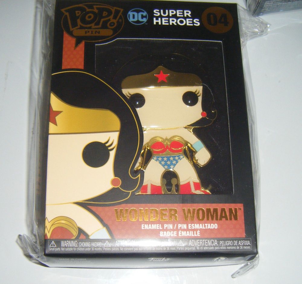 Wonder Woman Funko Pop Pin