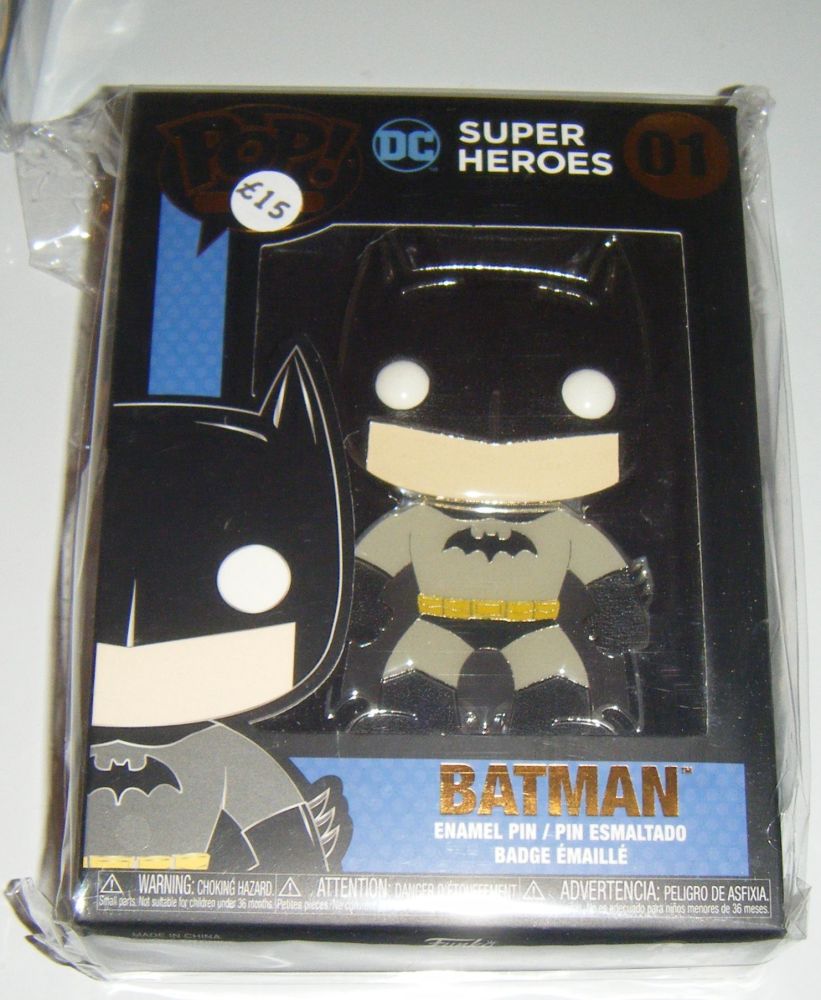 Batman DC Superheroes Funko Pop Pin
