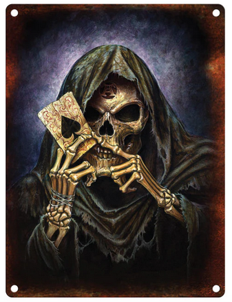 Alchemy Reapers Ace Metal Wall Sign
