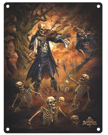 Alchemy - Danse Macabre Gothic Metal Wall Sign Tin Picture