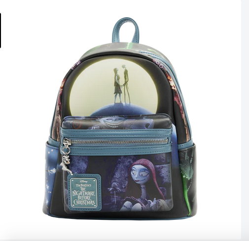 Nightmare Before Christmas Simply Meant To Be Disney Loungefly Mini Backpack Bag