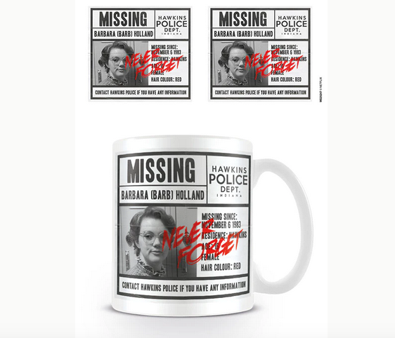 Stranger Things - Missing Barb - Coffee Mug