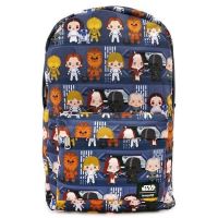 Star Wars by Loungefly Nylon Canvas Backpack Chibi Characters