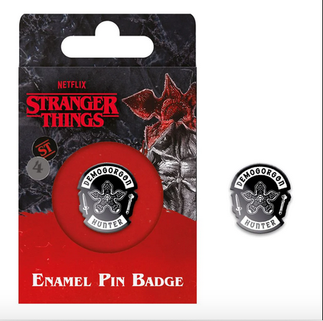 Stranger Things - Demogorgon Hunter Enamel Pin Badge