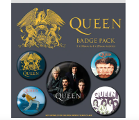 Queen Rock Band Badge Pack