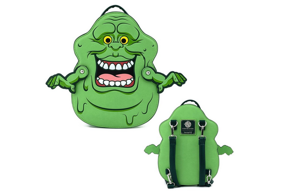 Ghostbusters Slimer Loungefly Mini Backpack Crossbody Convertable Bag
