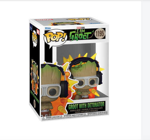 I Am Groot - Groot with Detonator Marvel - Funko Pop 1195