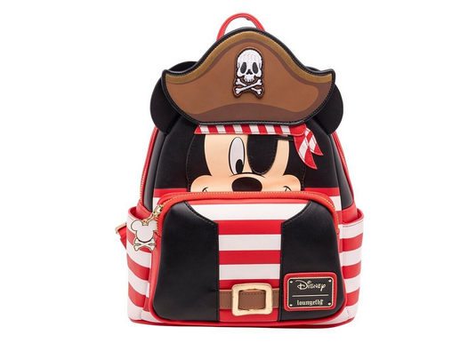 Pirate Mickey Disney Loungefly Mini Backpack Bag