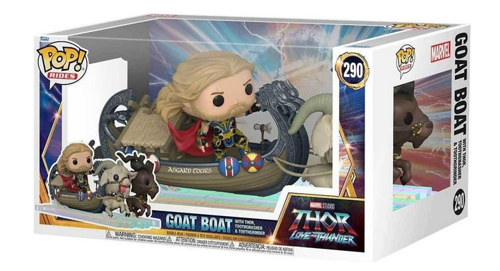 Thor Ride Super Deluxe: Thor L&T - Goat Boat Marvel Funko Pop 920