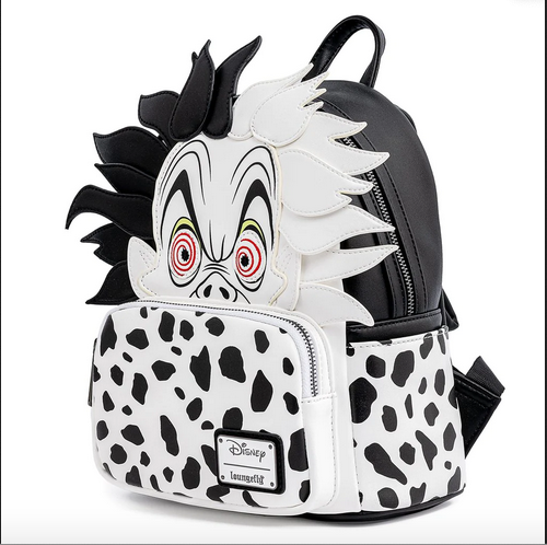 Cruella De Vil Loungefly 101 Dalmations Disney Mini Backpack Bag