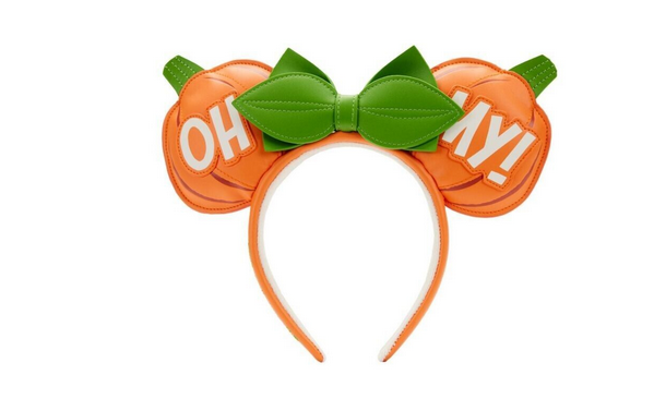 Loungefly Disney Oh My Minnie Mouse Pumpkin Ears Headband