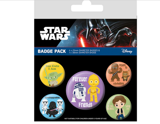 Star Wars Cute Chibi Badge Pack
