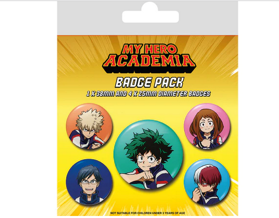 My Hero Academia Badge Pack