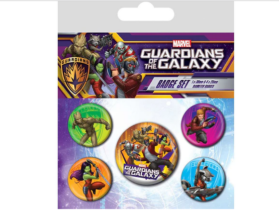 Marvel Comics The Guardians Of The Galaxy Badge Pack