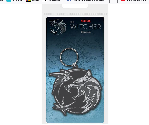 Witcher  - Quality Rubber Keyring