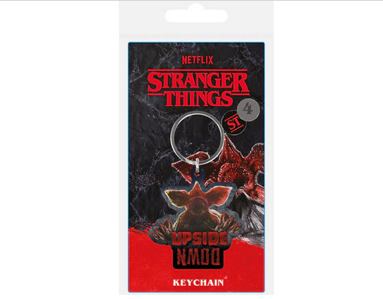 Stranger Things  4  Demogorgon  - Quality Rubber Keyring