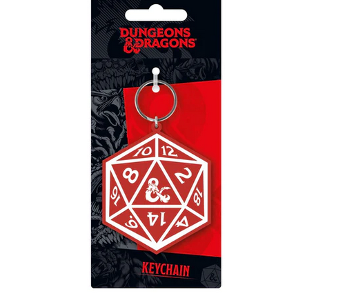 Dungeons & Dragons Dice - Quality Rubber Keyring