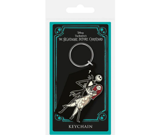 Nightmare Before Christmas Jack + Sally Coffin Disney - Quality Rubber Keyring