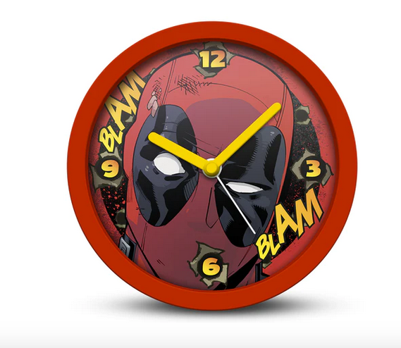 Deadpool Desk Clock With Alarm