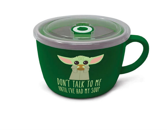 Soup and Snack Mug - Star Wars the Mandalorian Don't Talk to Me