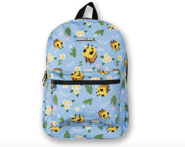 Minecraft Honey Bees - Bioworld Nylon Backpack Print