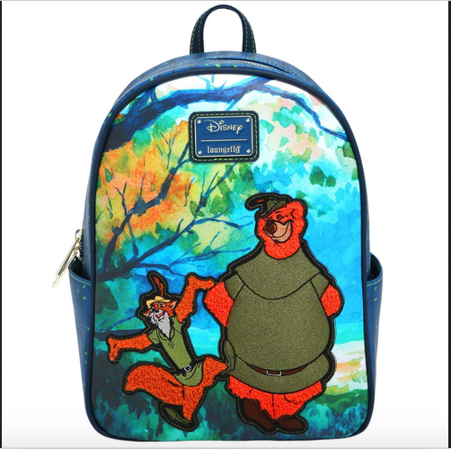 Disney Loungefly Mini Backpack Robin Hood Chenille