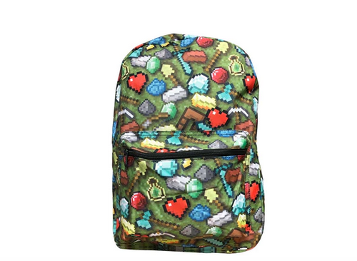Minecraft Icons - Bioworld Nylon Backpack Print