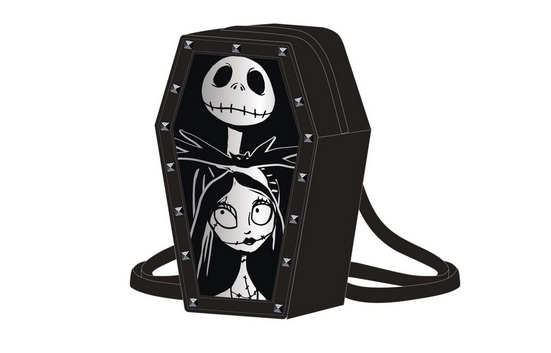 Nightmare Before Christmas Jack And Sally Coffin Disney Backpack