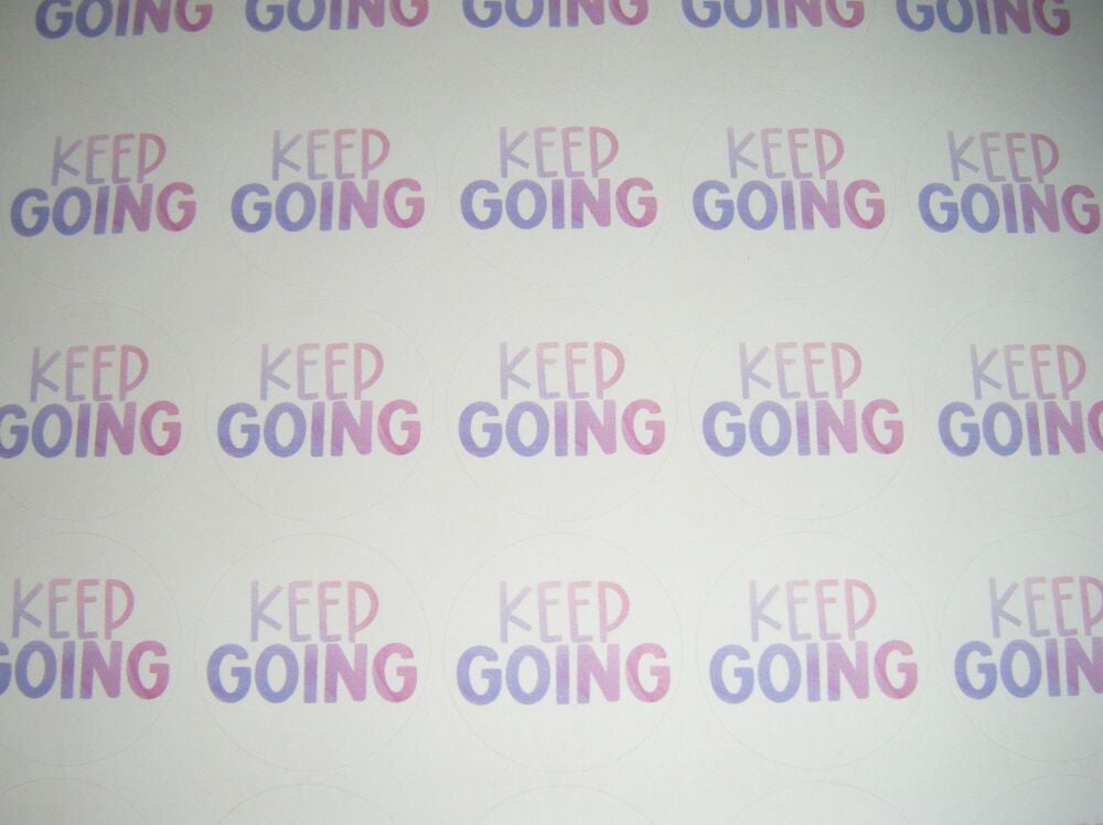 Keep Going - Motivational Positive Stickers