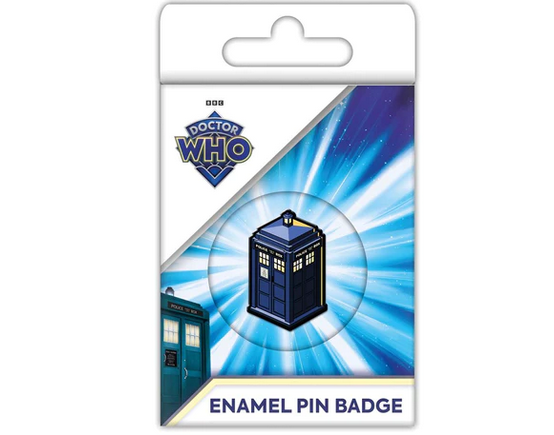 Tardis - Doctor Who Police Box Enamel Pin Badge