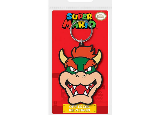 Super Mario Nintendo  Bowser - Quality Rubber Keyring