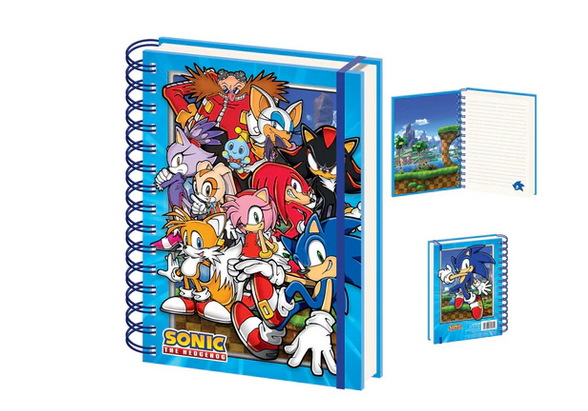Sonic the Hedgehog  A5 Notebook