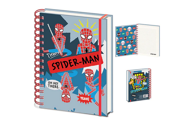 Spider Man Sketch - A5 Notebook
