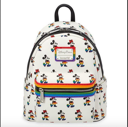 Disney Loungefly Rainbow Pride Mini Backpack