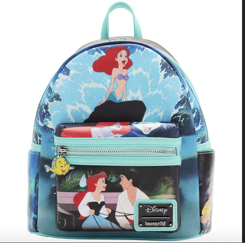 Ariel Little Mermaid Disney Loungefly Mini Backpack Bag