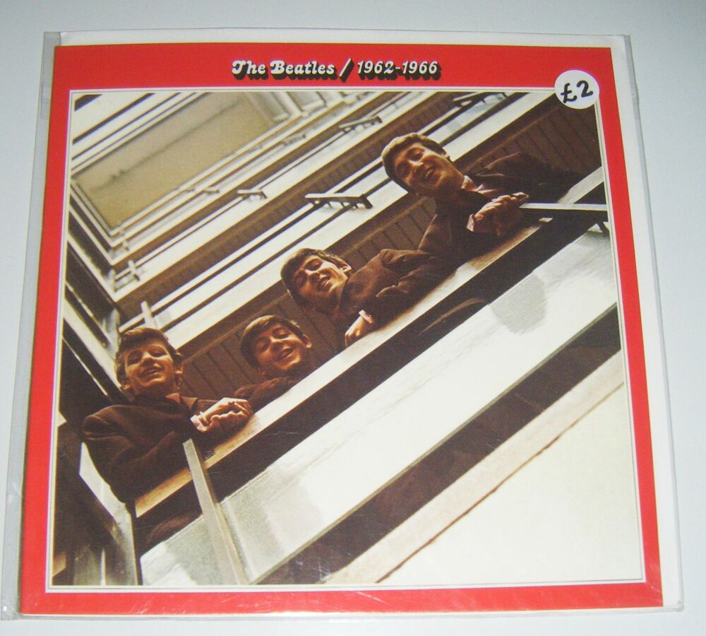 The Beatles 1962-1966 Album Cover Greeting Card - Blank Inside