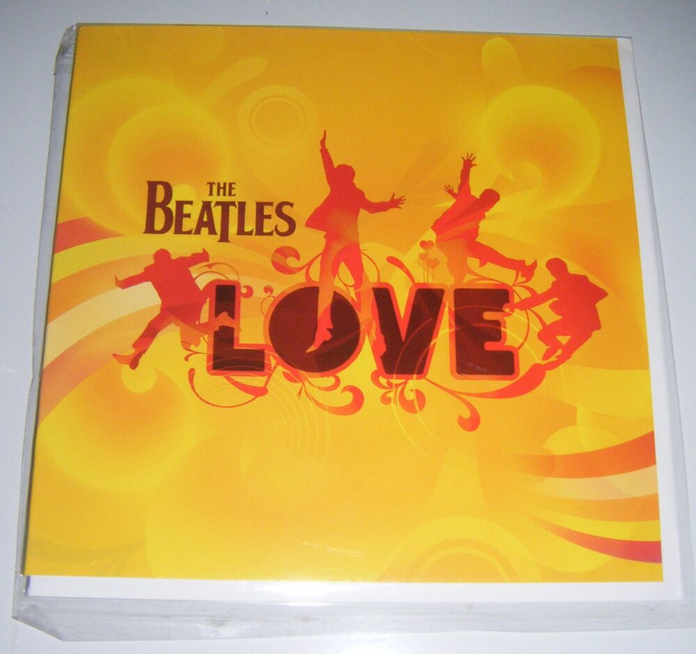 The Beatles Love Album Cover Greeting Card - Blank Inside