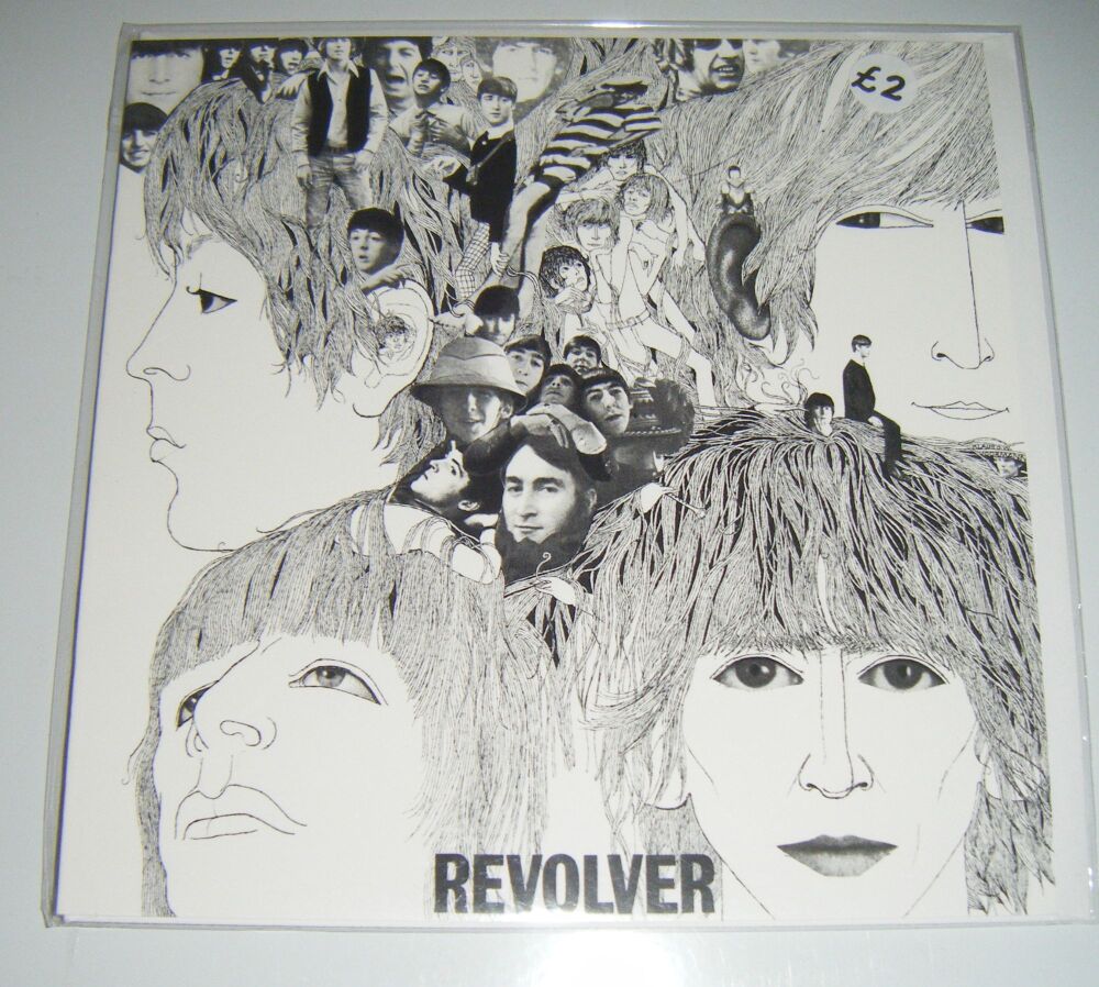 The Beatles Revolver Album Cover Greeting Card - Blank Inside