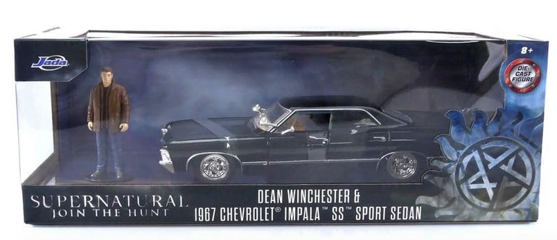 Supernatural 1967 Impala SS Sport Sedan Dean Winchester Figure 1:24 Scale Diecast Model Car