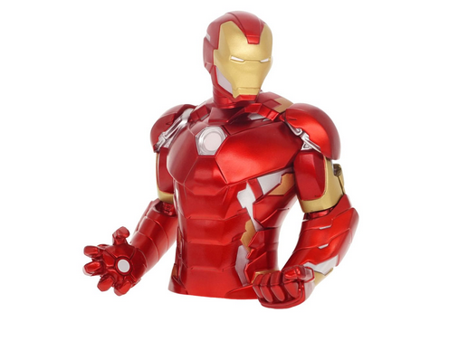 Iron Man 3D Bust Bank Collectible Money Box Coin Bank