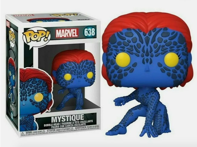 Mystique X-men Marvel  Funko Pop 638 - Pop Protected