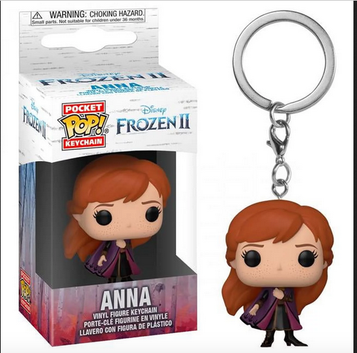 Frozen 2 Anna - Mini Funko Pocket Pop Keyring Keychain