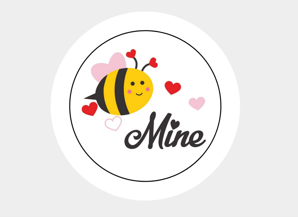 Bee Mine Stickers