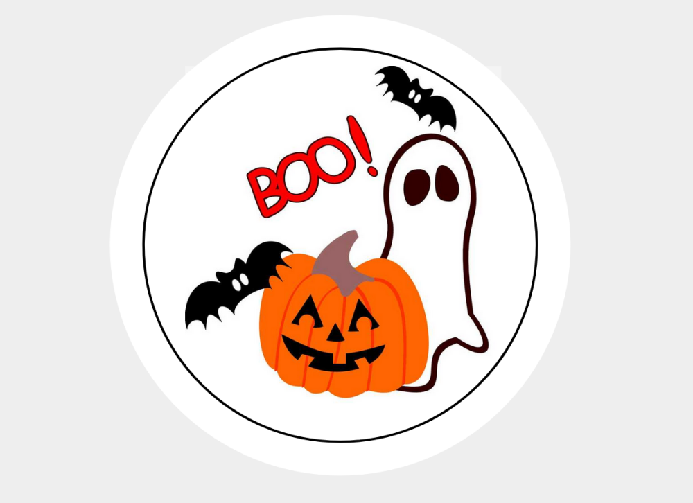 Boo Ghost Halloween Stickers