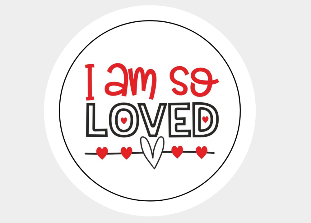 I Am So Loved - Paper Stickers Seals Labels