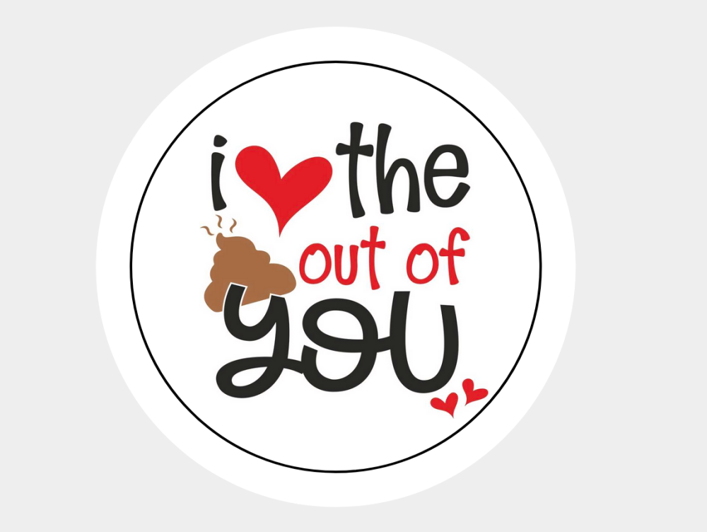 I Love The Sh*t Out Of You Stickers