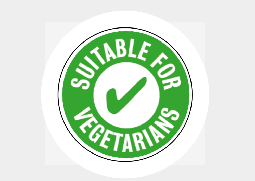 Vegetarian Design Green Stickers Seals Labels