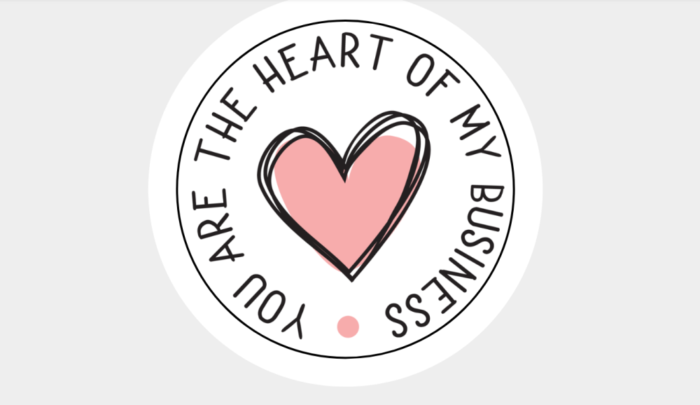 You Are The Heart Of My Business Stickers